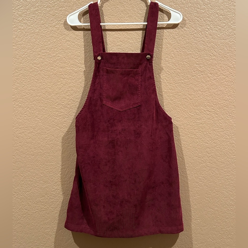 Mini-skirt Corduroy overalls